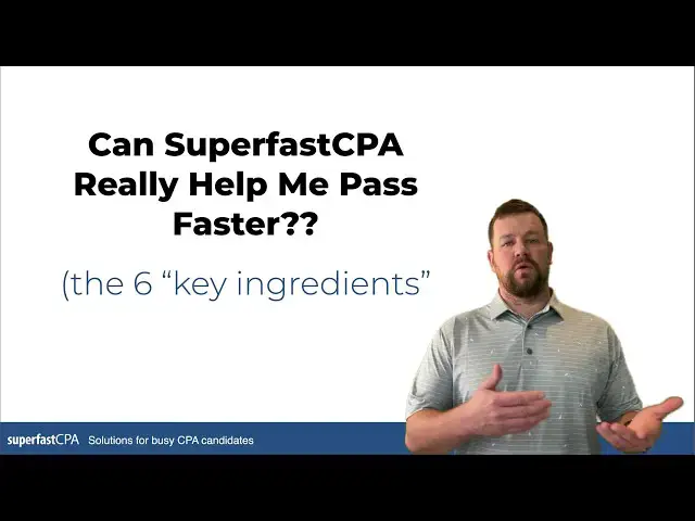 'Video thumbnail for 6 Key Ingredients of a Successful CPA Study Routine'