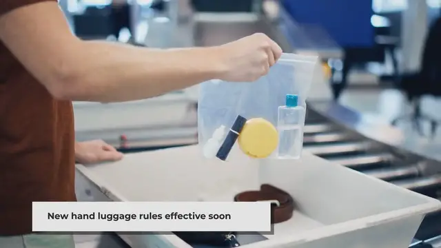 'Video thumbnail for EU Airports Revert to 100ml Liquid Limit for Hand Luggage'