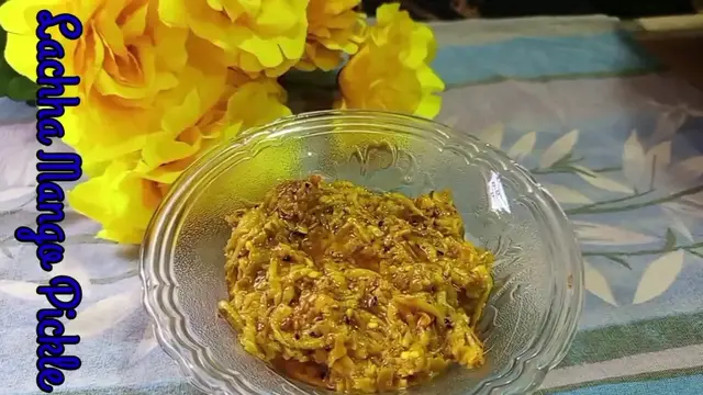 'Video thumbnail for Unique Raw Mango Pickle or Lachha Achar Recipe'