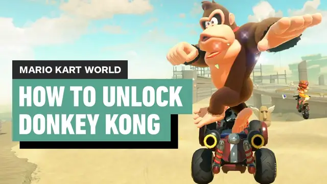 'Video thumbnail for How to Unlock Donkey Kong in Mario Kart World'