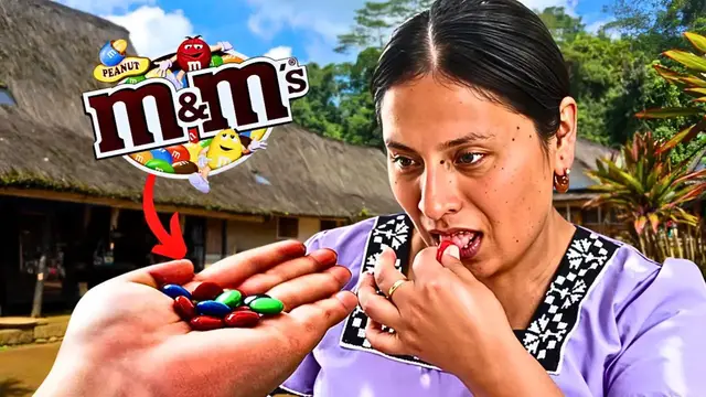 'Video thumbnail for Mayan Tribe Tries American Candy!!'