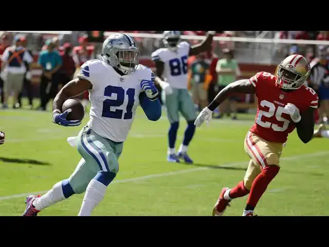 'Video thumbnail for law nation sports: dallas cowboys film breakdown - ezekiel elliott, dak prescott, and detroit lions review'