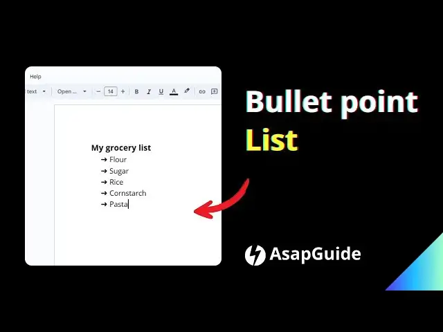 'Video thumbnail for How to Insert Bullet Points List in Google Docs'