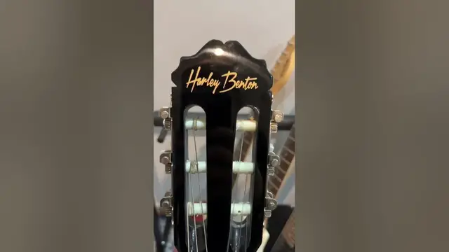'Video thumbnail for Cheap Classical Guitar - Harley Benton CG-200 #shorts #guitar'