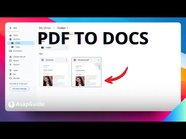 'Video thumbnail for How to Open PDF in Google Docs for Viewing and Editing'