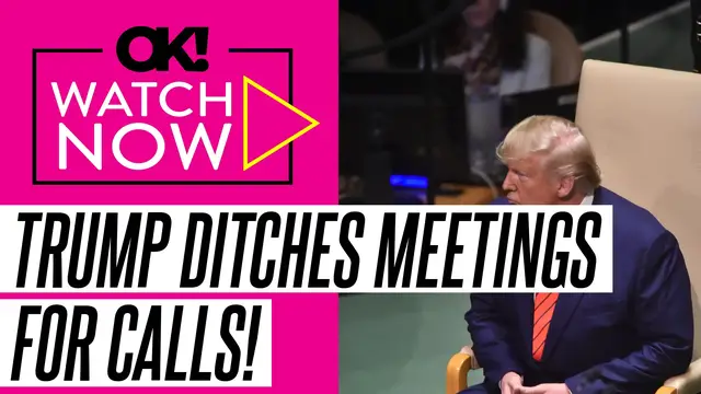 'Video thumbnail for Donald Trump Excuses Himself From White House Meetings for Personal Calls on His Cell Phone: Report'