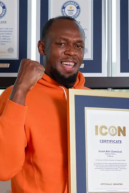 'Video thumbnail for Usain Bolt unveiled as latest Guinness World Records ICON'