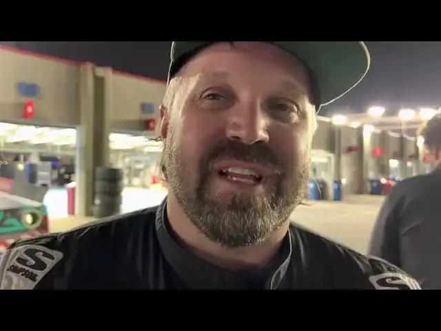 'Video thumbnail for Keith McGee Emotional After Early Exit From Charlotte NASCAR Truck Race'