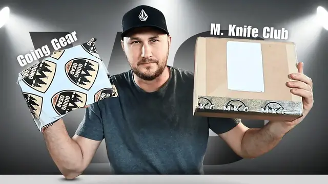 'Video thumbnail for $200 Mystery Box Going Gear Vs Monthly Knife Club'