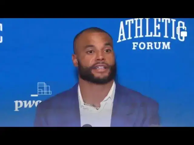 'Video thumbnail for #Cowboys Dak Prescott Wants Legacy to Be 'A Man My Mom Would Be Proud of''