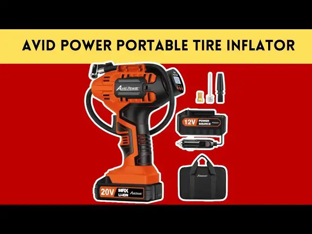 'Video thumbnail for 20V Avid Power Portable Tire Inflator Air Compressor Review'