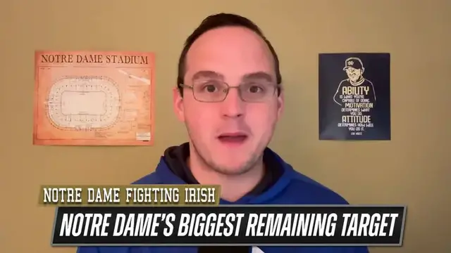 'Video thumbnail for Kaydon Finley is the CAN'T MISS prospect for Notre Dame in the 2026 recruiting class'