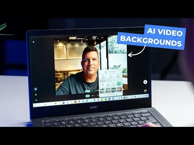 'Video thumbnail for How To Use AI Video Chat Backgrounds On Chromebook Plus'