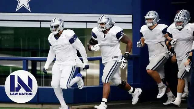 'Video thumbnail for law nation sports: dallas cowboys blue-white scrimmage 2020 post game analysis: injuries, standouts, and key takeaways'
