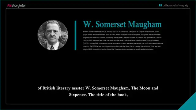 'Video thumbnail for The Moon and Sixpence _ Analysis _ W. Somerset Maugham'