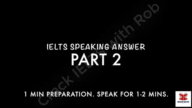 'Video thumbnail for Can you CRACK this IELTS topic Predicted Speaking Band 9 Answer'