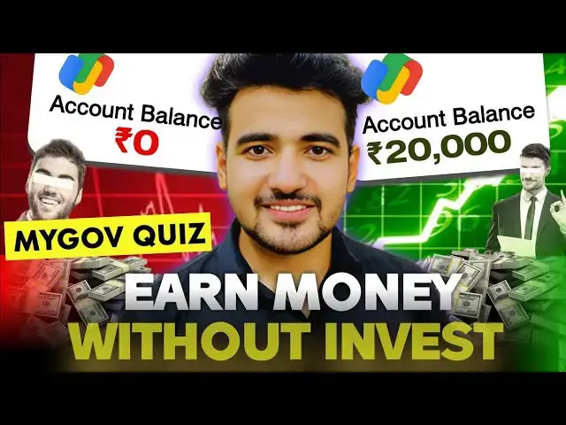 'Video thumbnail for Earn ₹20,000 As Student | Earn Money No investment | Government Initiative MyGov Quiz | 2025'