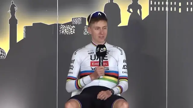 'Video thumbnail for Pogacar looking to build on a 'perfect' season as he prepares to defend his Tour de France title'