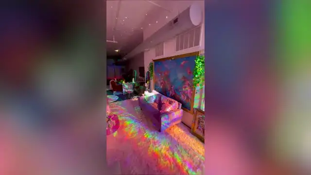 'Video thumbnail for Colorful Loft Apartment Makeover Is Dreamy Rainbow Paradise'