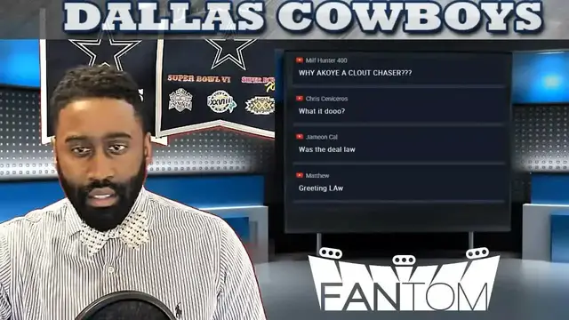 'Video thumbnail for law nation sports: dallas cowboys stream issue and fan shoutouts'