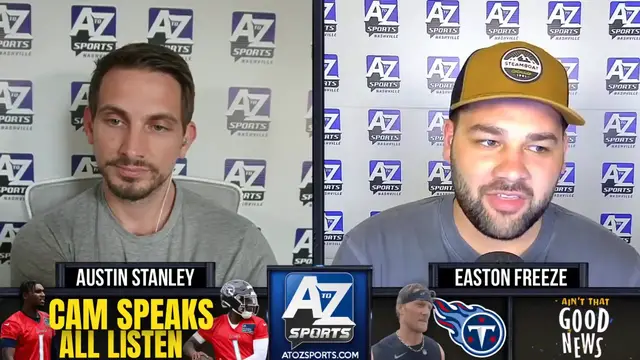 'Video thumbnail for a to z sports nashville: cam ward separating himself: titans rookie impact & analysis'