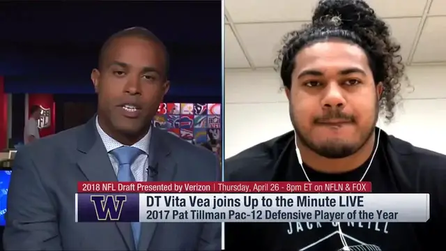 'Video thumbnail for law nation sports: vita vea discusses bridge jumping hobby'