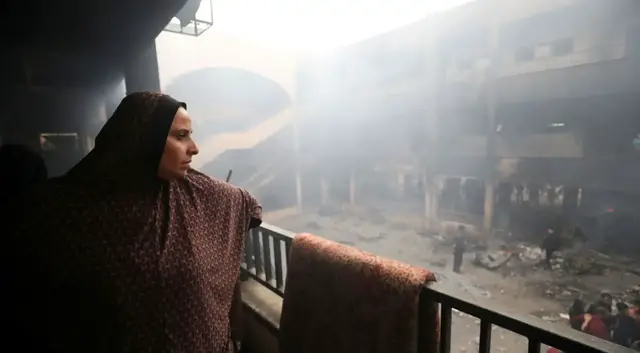 'Video thumbnail for 'We do not want war, we want an end to this': Israeli raid turns Gaza school shelter into graveyard'