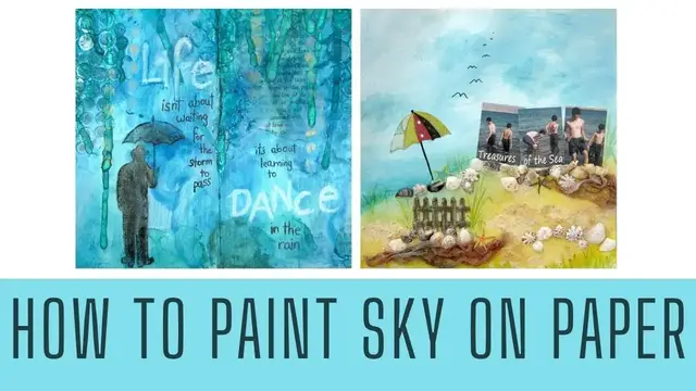 'Video thumbnail for Two Ways to Paint Sky on Paper'