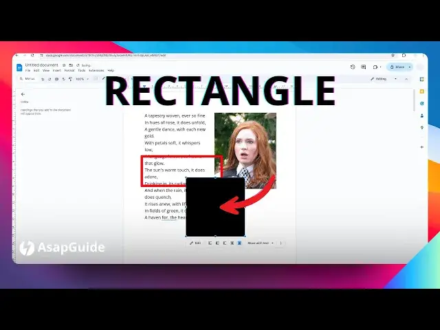 'Video thumbnail for How to Insert Rectangle in Google Docs'