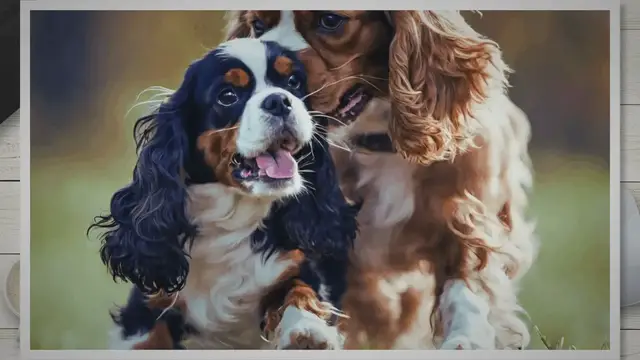 'Video thumbnail for Are Cavalier King Charles spaniels good with other dogs?'