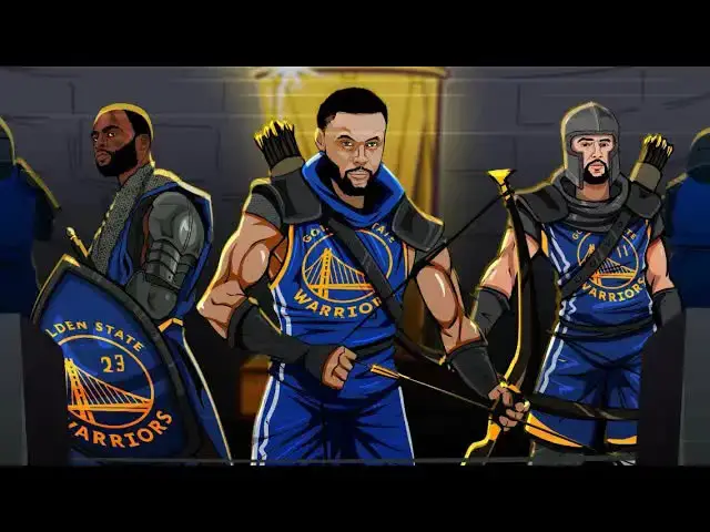 'Video thumbnail for heatcheck: nba animation - warriors defending their castle vs kings'