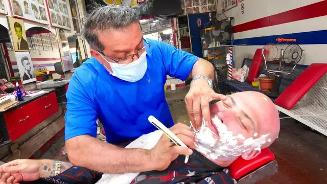 'Video thumbnail for Nicaraguan HAIRCUT EXPERIENCE in Managua!! Full Head & Beard Shave in Nicaragua!'