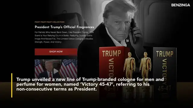 'Video thumbnail for Trump's New Fragrance Line Slammed As 'Grifting And Graft''