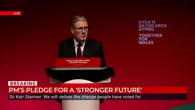 'Video thumbnail for WATCH: Keir Starmer brands Nigel Farage a 'wolf in Wall Street clothing''