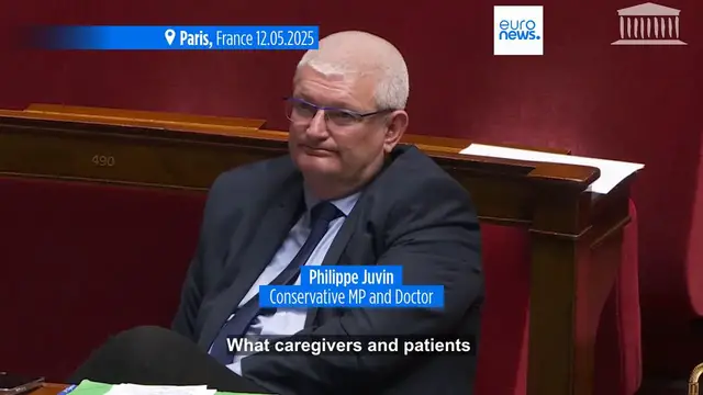 'Video thumbnail for French MPs reignite divisive debate over assisted suicide'