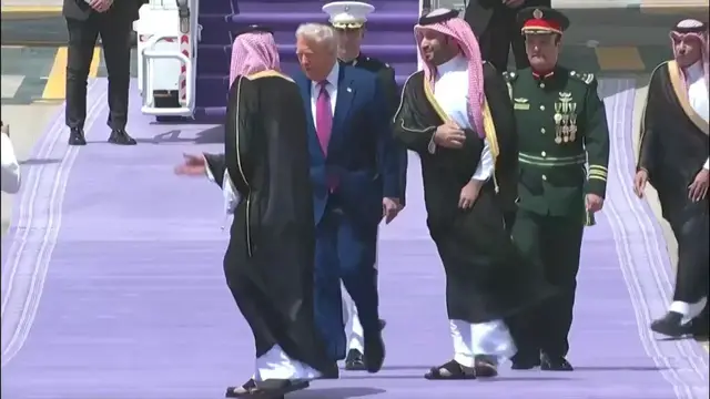 'Video thumbnail for WATCH: US President Donald Trump arrives in Saudi Arabia for three-day tour'