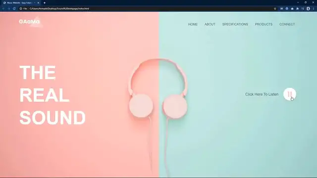 'Video thumbnail for How To Make A Music Website Using HTML CSS JavaScript _ Add Music In HTML Website'