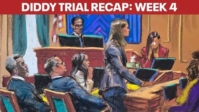 'Video thumbnail for Diddy trial recap: Week 4 of testimony'