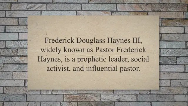 'Video thumbnail for Frederick Haynes Biography, Wiki, Age, Height, Wife and Net Worth'
