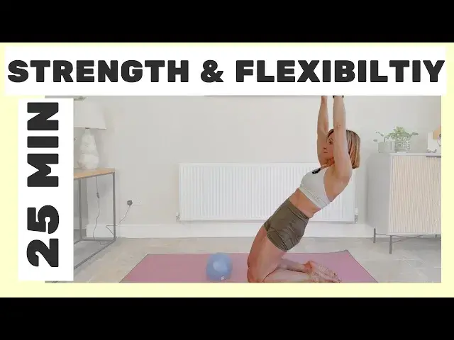 'Video thumbnail for Energizing Pilates Ball Workout for Strength and Flexibility | Full Body Pilates Routine'