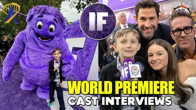 'Video thumbnail for Red Carpet Premiere of IF with Ryan Reynolds, John Krasinksi, and more!'