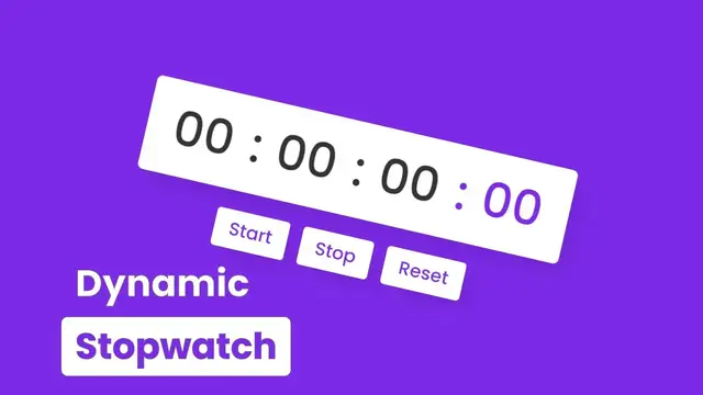 'Video thumbnail for Create Stopwatch Application in HTML CSS and JavaScript'