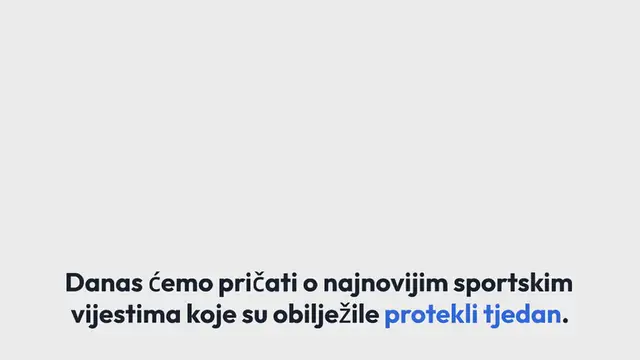 'Video thumbnail for 24sata Sport : Najzanimljivije vijesti iz sporta'