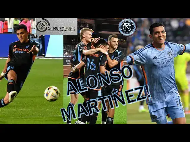 'Video thumbnail for stream punk soccer: alonso martinez scores! every goal (so far) nycfc 2024'