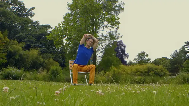 'Video thumbnail for Chair Yoga - Back & shoulder stretch'