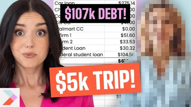 'Video thumbnail for debt free millennials: alaska trip with $107k debt? a real budget review'
