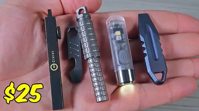 'Video thumbnail for 15 EDC Key Chain Gadgets Under $25'