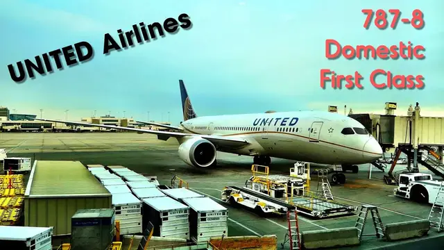 'Video thumbnail for UNITED AIRLINES - flying domestic first class on the Dreamliner!'