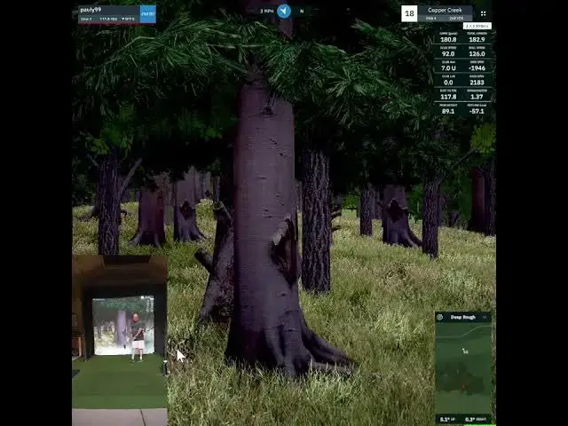 'Video thumbnail for Copper Creek - A Few Holes on GSPro Along with Driving Range'
