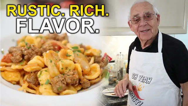 'Video thumbnail for Pasta with Sausage & Fennel – Classic Italian Comfort in a Bowl'